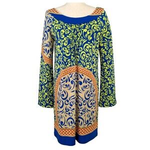 VTG Rubber Ducky Women's MED Multicolor Graphic Print Pullover Dress